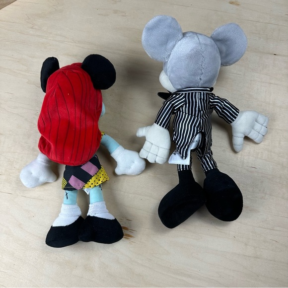 Mikey & Minnie nightmare before Christmas plush toys - Picture 4 of 11